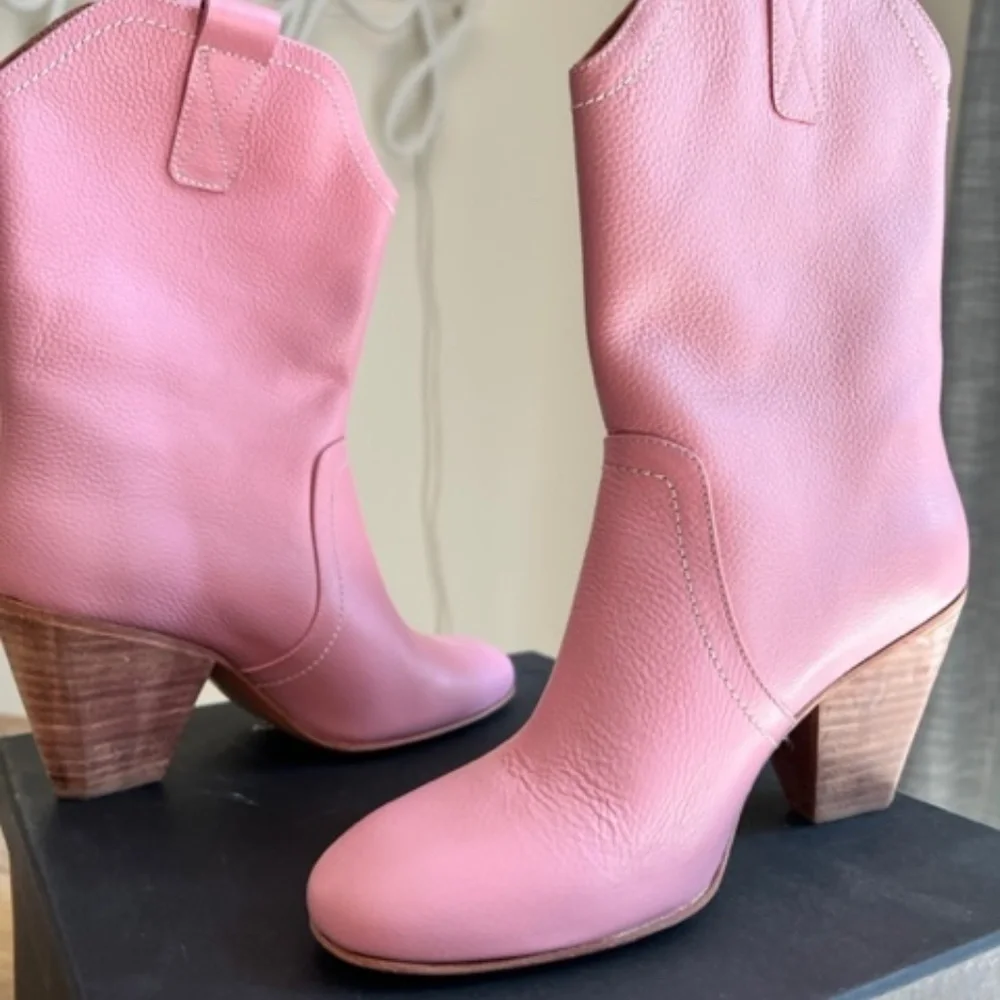 Rachel Coney pink cowboy boots - Picture 4 of 6
